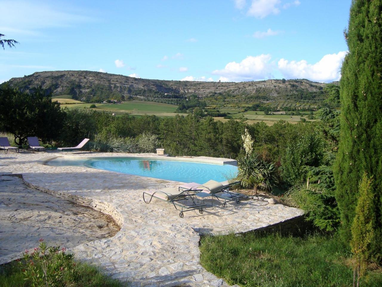 Châteauneuf-Val-Saint-Donat Le Jas De Peguier Bed & Breakfast エクステリア 写真